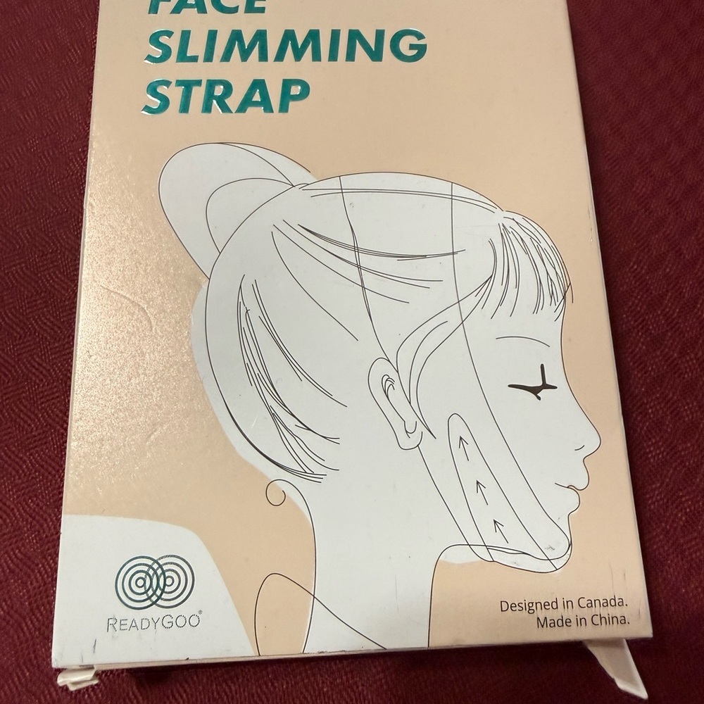 Face Slimming Strap by READYGOO - Peach/White